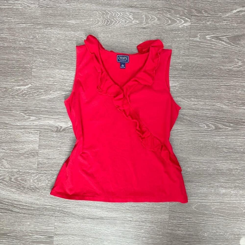 2000s red asymmetrical spanish ruffle